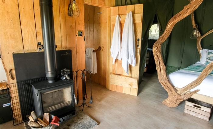 Glamping Holidays in the woods, Hay-on-Wye, Wales